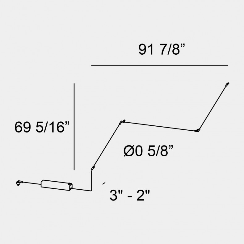 Tubs Modular Wall Fixture - LEDS C4 USA
