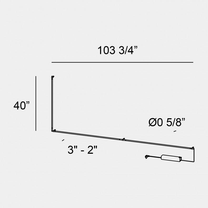 Tubs Modular Wall Fixture - LEDS C4 USA