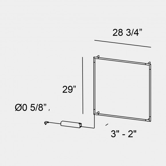 Tubs Modular Wall Fixture