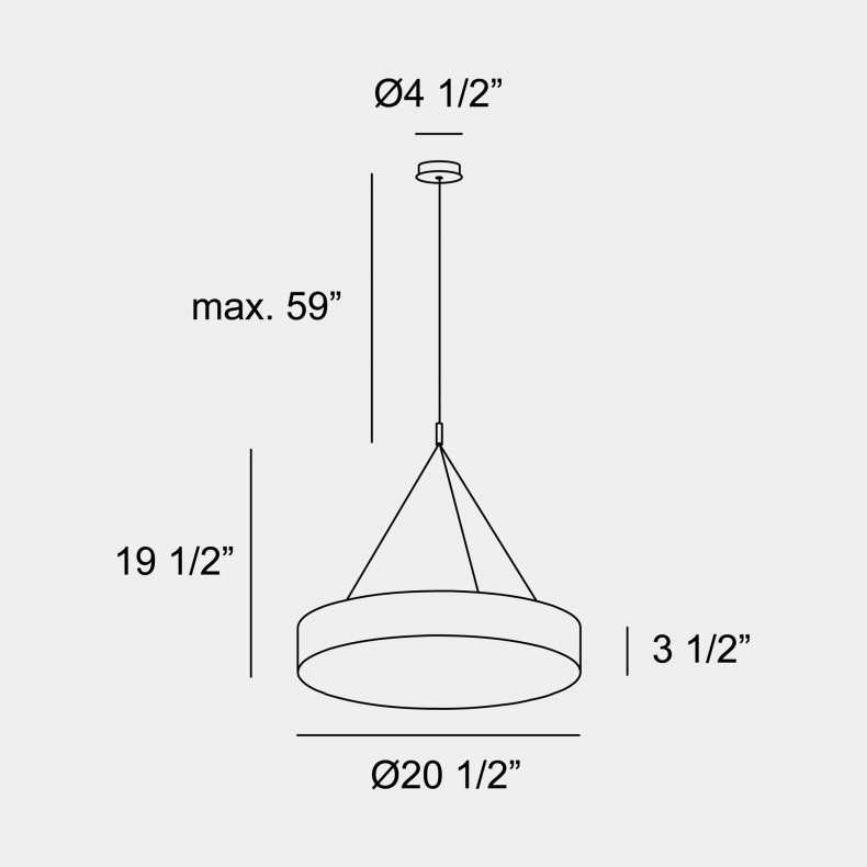 Caprice Pendant - LEDS C4 USA