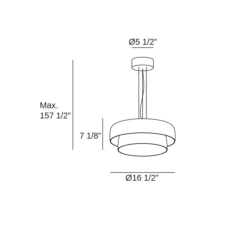 Levels Pendant - LEDS C4 USA
