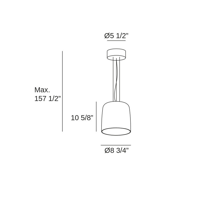 Levels Pendant - LEDS C4 USA
